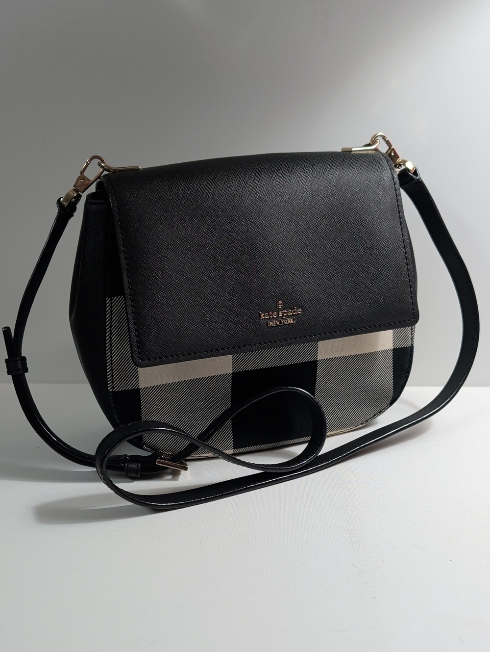 Kate Spade Cameron Street Plaid Byrdie Crossbody Bag